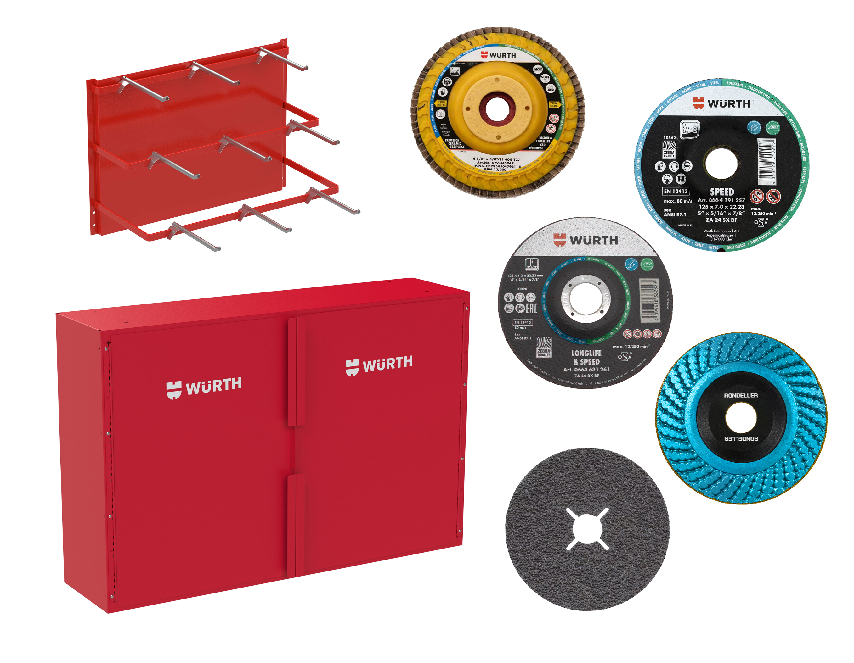 STEEL PURPOSE ABRASIVE KIT - 131 PCs
